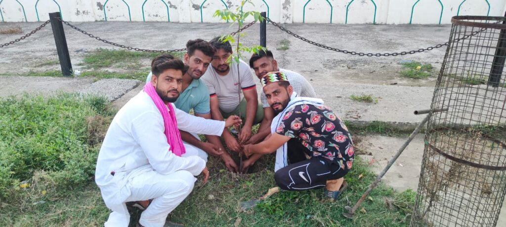 पर्यावरण संतुलन के लिये  पेड़ लगाना जरूरी,,,राशिद भीम आर्मी