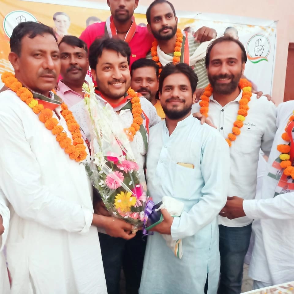 तेरह हजार में से 7123 मत लेकर साहिल राणा बने प्रदेश यूथ कॉंग्रेस महासचिव, रिकार्ड मतों से जीत हासिल की,,,