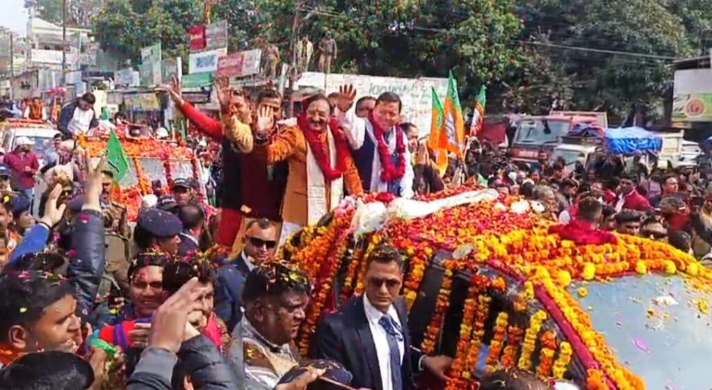 मुख्यमंत्री पुष्कर सिंह धामी ने सोमवार को ऋषिकुल मैदान हरिद्वार में नारी शक्ति महोत्सव कार्यक्रम में विशाल जनसभा को किया संबोधित