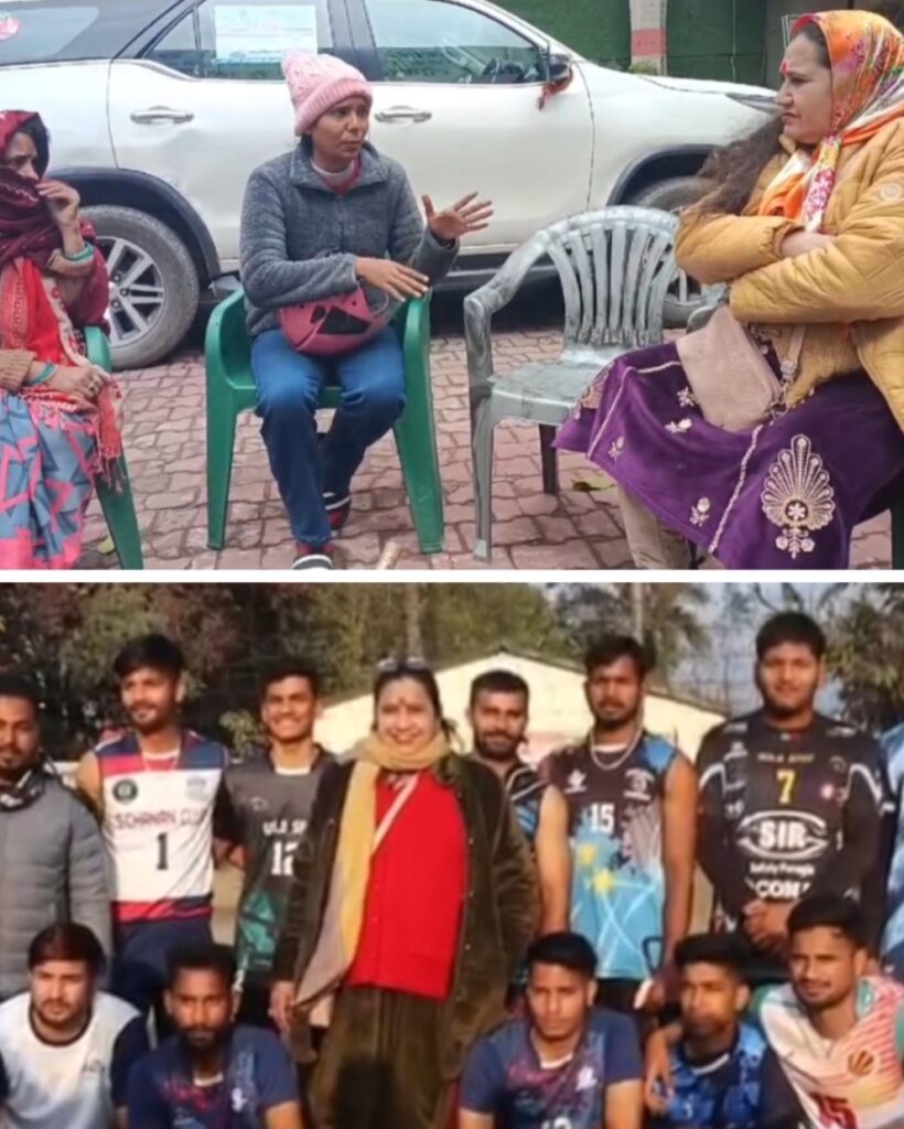 ऋषिकेश वालीवाल टूर्नामेंट खिलाड़ियों के बीच पहुंच भावना पांडेय ने खिलाड़ियों का बढ़ाया मनोबल,,,
