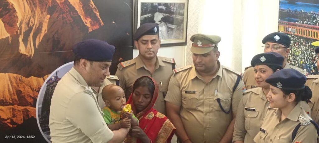 हर की पैड़ी क्षेत्र से भिक्षुक महिला के  मुजफ्फरनगर में रहने वाले देवर-भाभी ने चुराया था एक साल का बेटा
