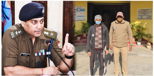 10 साल से डकैती के मामले में फरार चल रहे एक गैंगस्टर वारण्टी को उत्तर प्रदेश के बिजनौर से किया गिरफ्तार,,,