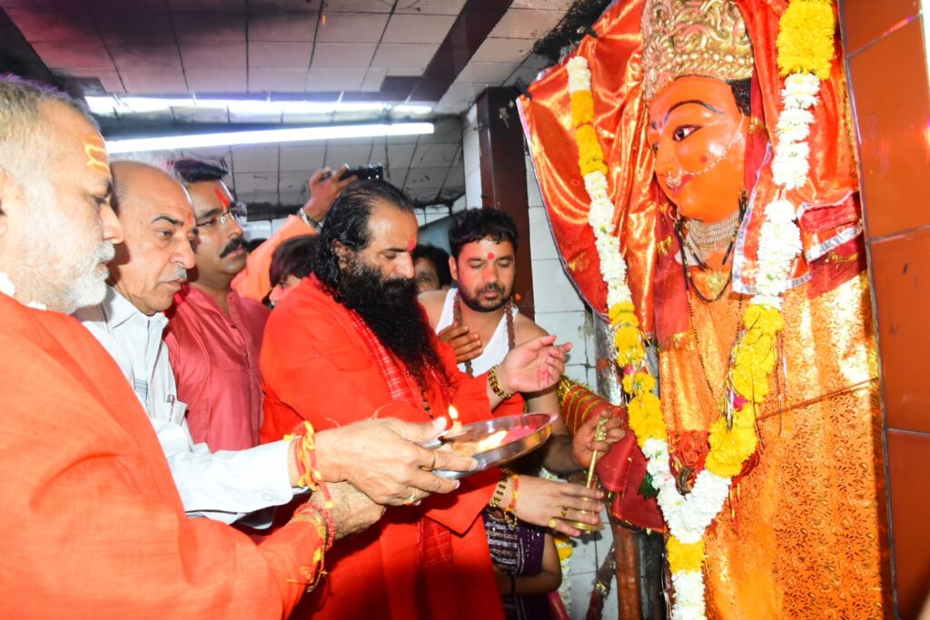 धार्मिक नगरी उज्जैन में चैत्र शुक्ल अष्टमी पर शनिवार को नगर पूजा की परंपरा का किया गया भव्य आयोजन,,,