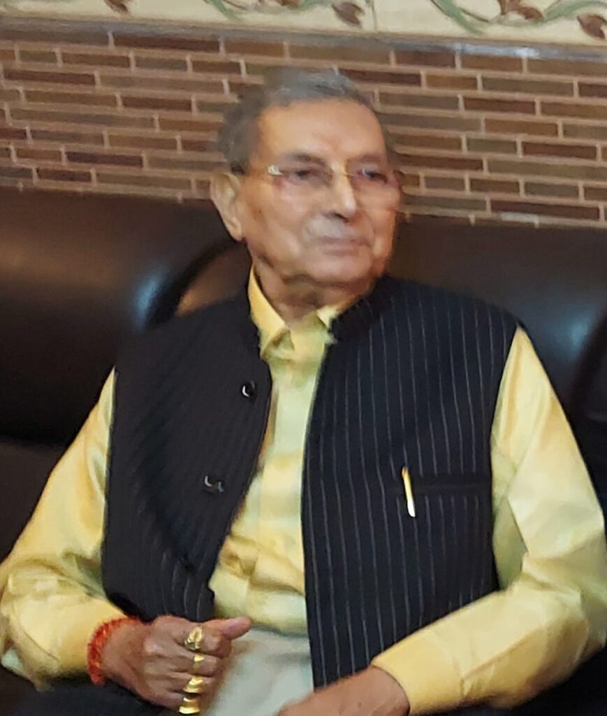वरिष्ठ भाजपा नेता एवं पूर्व राज्यमंत्री पंडित मनोहर लाल शर्मा एडवोकेट के निधन से नगर में शोक की लहर,आज प्रातः होगा अंतिम संस्कार,,,