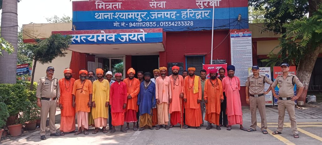 हरिद्वार पुलिस ने “ऑपरेशन कालनेमि” के तहत अब तक 45 फर्जी साधु और फकीरों को किया गिरफ्तार,,,