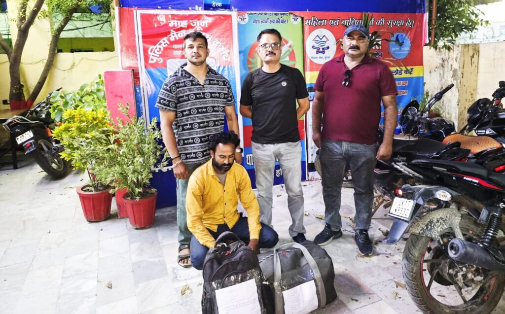 मेरठ से गांजे की खेप डिलीवर्ड करने पिरान कलियर पहुंचे एक तस्कर के मंसूबों को एएनटीएफ ने किया नाकाम ,,,