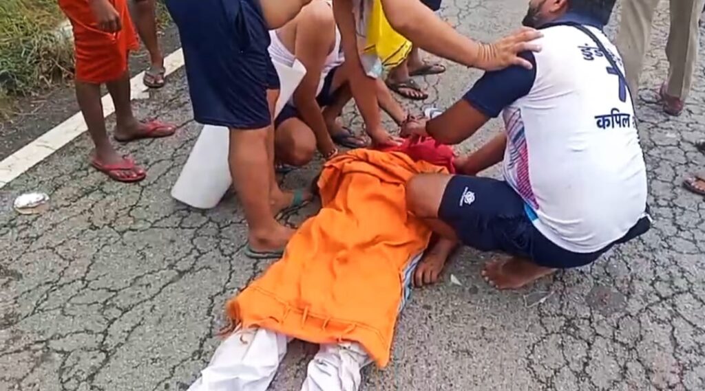 कांवड़ यात्रा के दौरान एक दर्दनाक हादसे में 66 वर्षीय कांवड़ यात्री की चली गयी जान ,,,