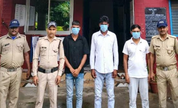 फर्जी ई-रवन्ना बनाकर खनिज परिवहन में राजस्व चोरी करने वाले गिरोह का श्यामपुर पुलिस ने चौबीस घंटे में किया पर्दाफाश,,,