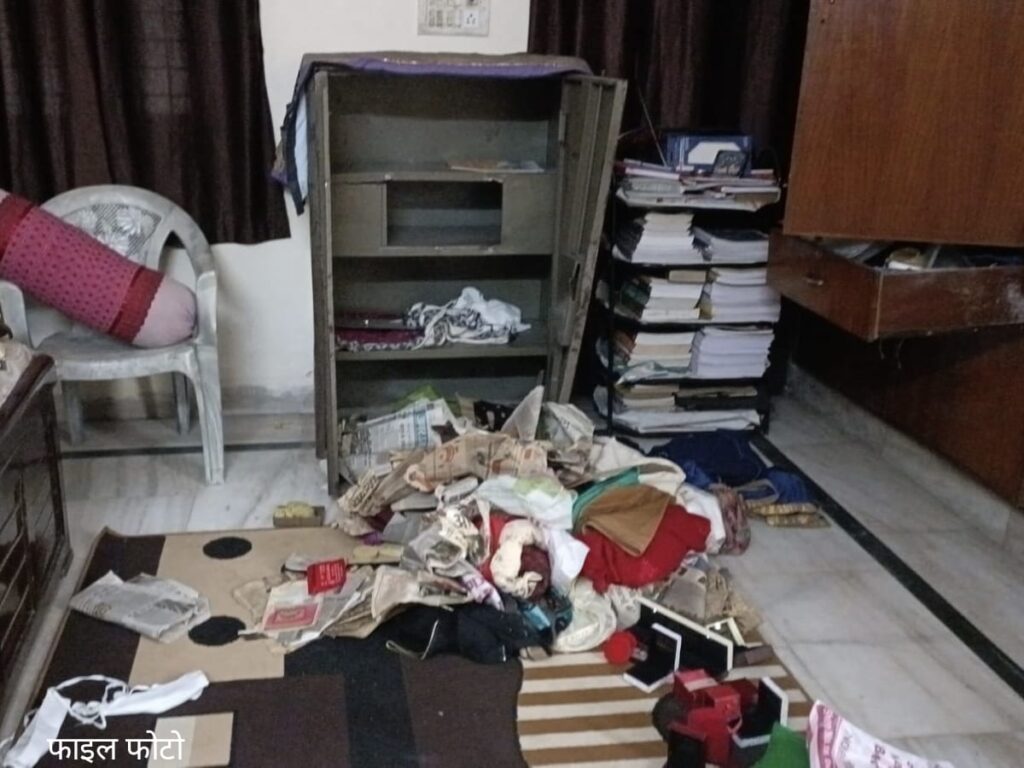 शहर के नामी सर्राफा कारोबारी बीसीवाई ज्वैलर्स के मालिक यशपाल मल्होत्रा के घर चोरी की हुई सनसनीखेज वारदात ,,,