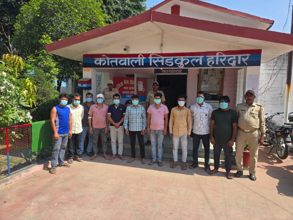 त्यौहारी सीजन में हुड़दंग मचाकर माहौल बिगाड़ने वाले 10 युवकों को सिडकुल पुलिस ने किया गिरफ्तार,,,