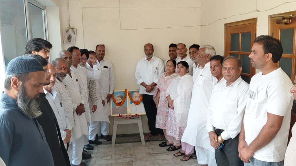 सरदार पटेल और इंदिरा गांधी देश के सच्चे सेवक,,, राजेंद्र चौधरी