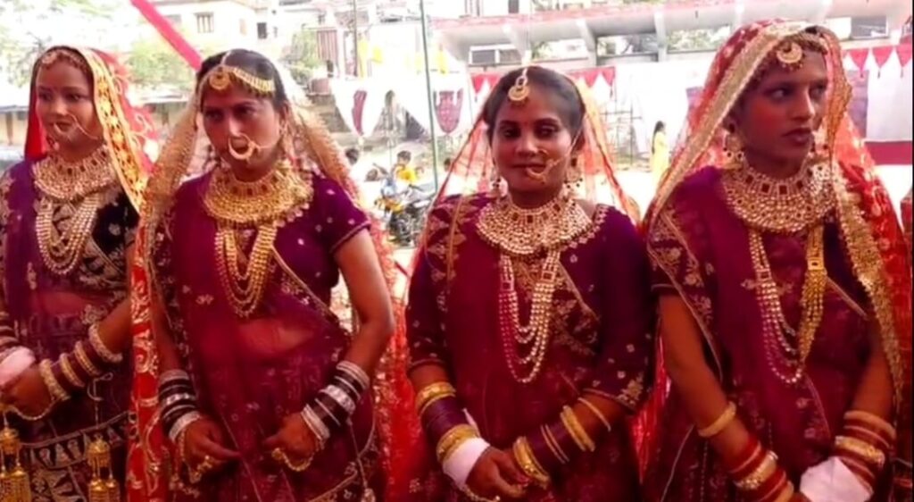 श्री खाटू श्याम वार्षिक उत्सव पर रूड़की में पहली बार हुआ ग्यारह कन्याओं का सामूहिक विवाह,,,