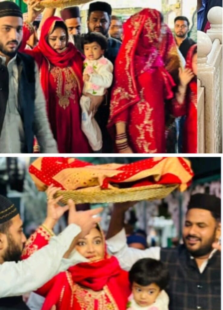 पति फहाद अहमद के संग बॉलीवुड की जानी-मानी अभिनेत्री स्वरा भास्कर पहुंची साबिर पाक के मजार,,,