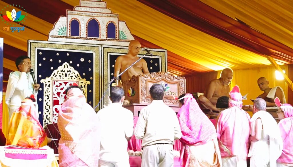 भगवान की प्रतिमा को धार्मिक संस्कारों से प्रतिष्ठित करने पर होती है अतिशय उत्पन्न,मुनीश्री प्रणय सागर जी महाराज,,,