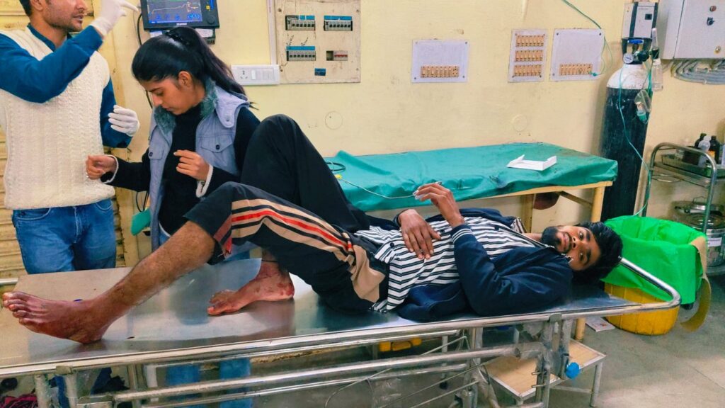 रविदास शोभायात्रा के दौरान हुवे विवाद में गोली लगने से एक कि मौत दूसरा गम्भीर रूप से घायल,,,