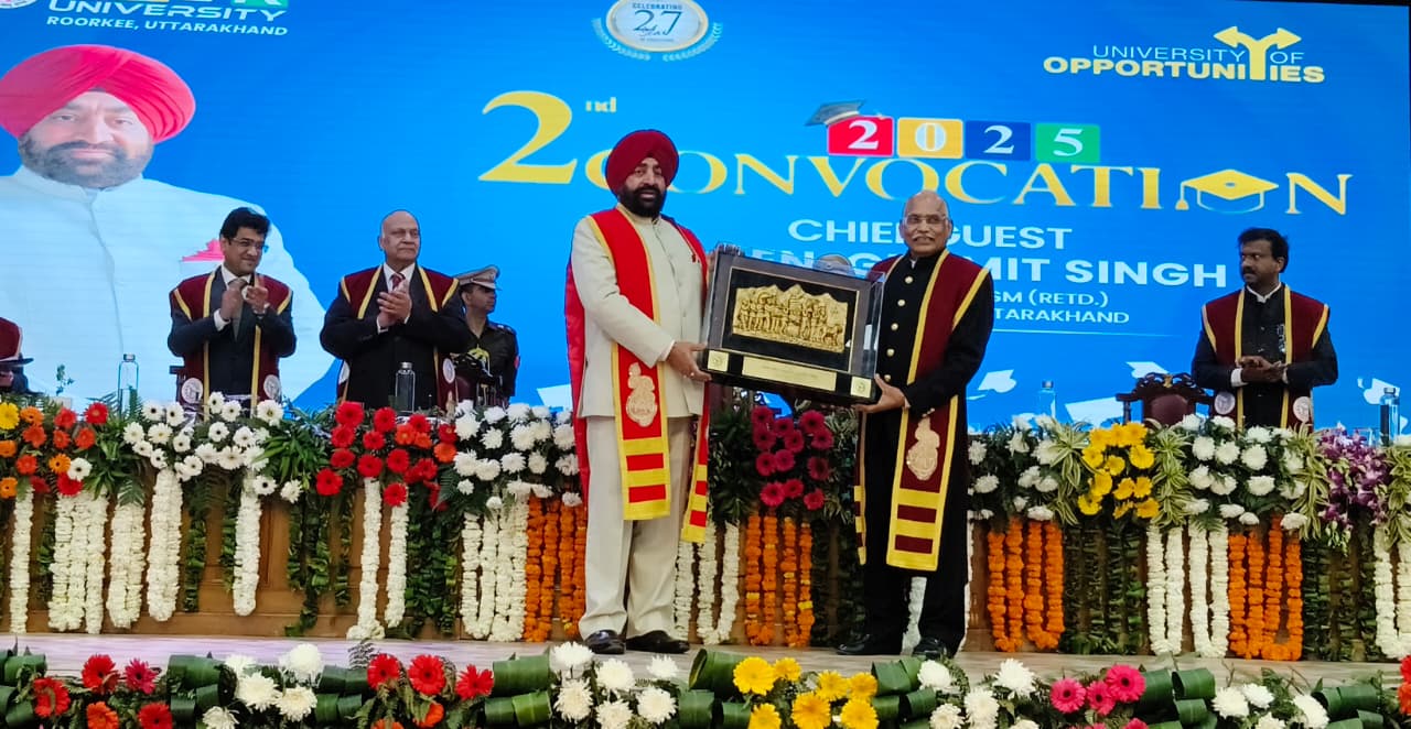 कोर यूनिवर्सिटी में द्वितीय दीक्षांत समारोह की रही धूम,राज्यपाल ने राष्ट्र निर्माण में युवाओं की बताई अहम भूमिका,,,