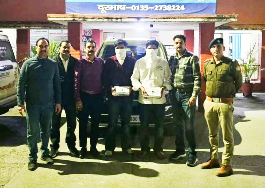उत्तराखंड एसटीएफ और दून पुलिस की संयुक्त टीम ने बड़ी कार्रवाई करते हुए कुख्यात गैंगस्टर सुनील राठी के दो सक्रिय सदस्यों को किया गिरफ्तार ,,,