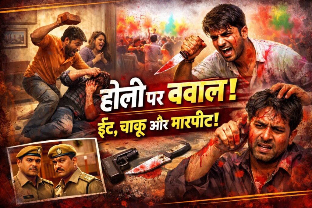 रंगों के पर्व होली पर ज्वालापुर क्षेत्र में दो अलग-अलग घटनाओं में एक गौरक्षक व उसके साथियों पर घर में घुसकर मारपीट और महिलाओं से हाथापाई का लगा आरोप,,,