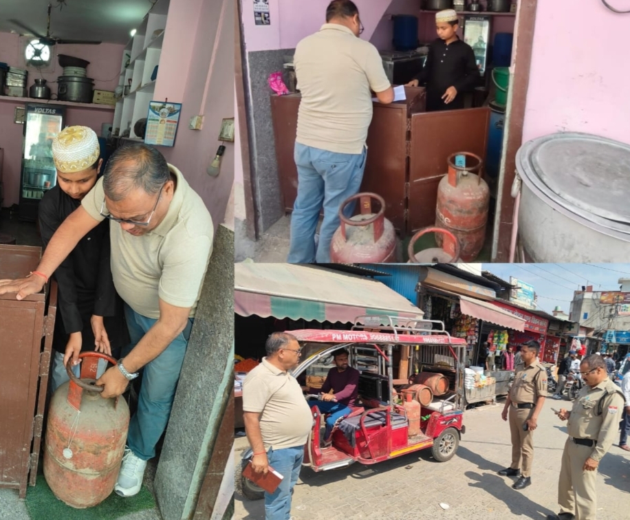 कलियर में प्रशासन की बड़ी कार्रवाई: होटलों और ढाबों पर छापेमारी-5 घरेलू गैस सिलेंडर जब्त…