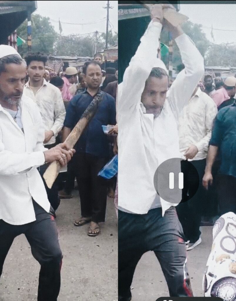 अवैध अतिक्रमण कर बनाई पैसे लेकर लंगर बनाने की दुकान पर लंगर लेने वाले जायरीन(श्रद्धालु) के साथ दुकानदार के व्यक्ति ने की जली हुई लकड़ी से पिटाई,वीडियो वायरल,,,