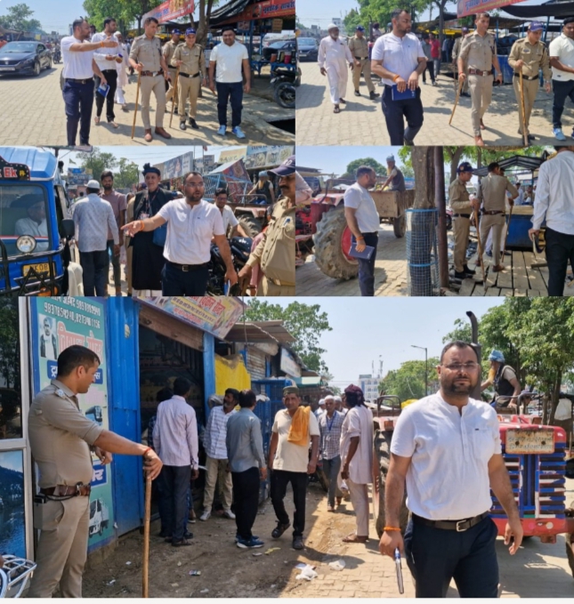 ठेली ,रेहड़ी,खोमचे वालो पर कार्यवाही बाकी सरकारी जमीनों पर किया गया अवैध अतिक्रमण ज्यों का त्यों,,,