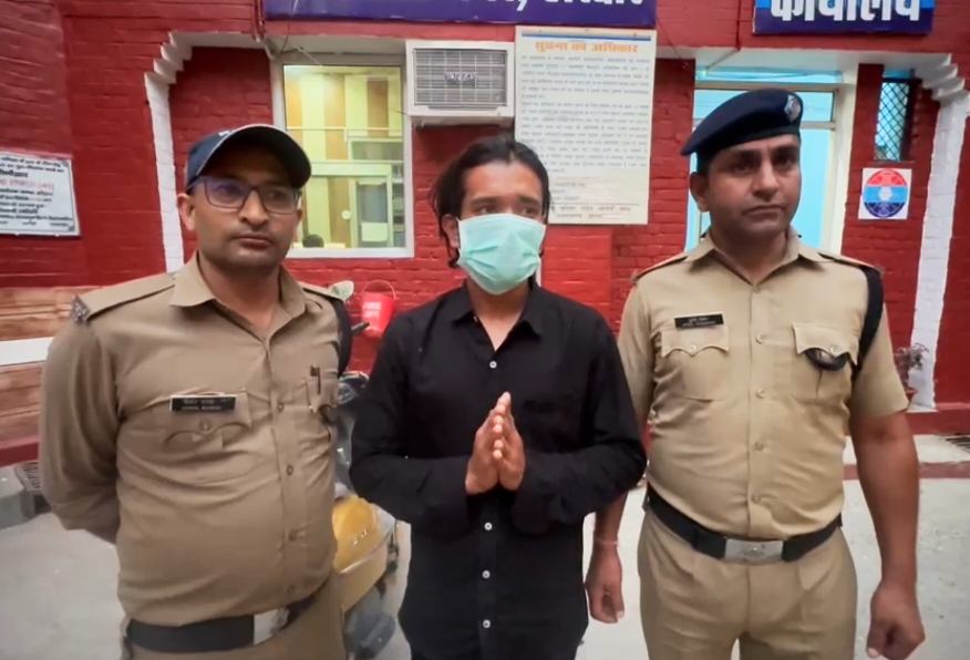 haridwar को बम से उड़ाने की धमकी देने वाले आरोपी को हरिद्वार पुलिस ने महज़ 12 घंटे के भीतर गिरफ्तार किया गिरफ्तार,,,