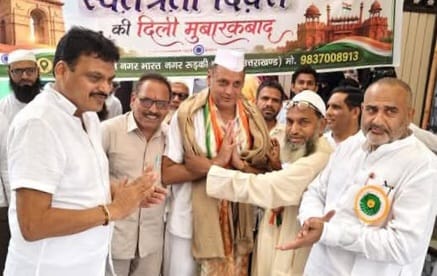 कांग्रेसियों ने हर्षोल्लास से मनाया स्वतंत्रता दिवस,कर्तव्यों का पालन कर राष्ट्र को करें मजबूत,सचिन गुप्ता ,,,