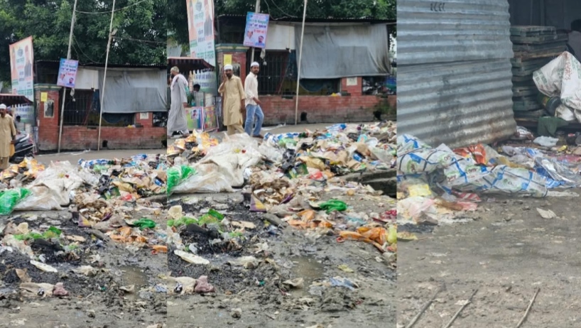उर्स में सफाई व्यवस्था चौपट, जगह जगह लगे गन्दगी के ढेर,,