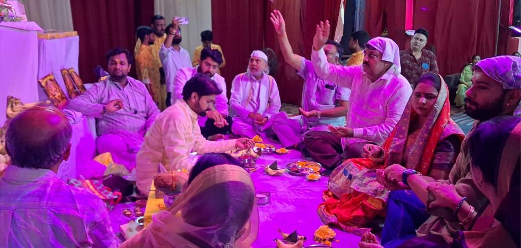 नगर निगम परिसर में गणेश चतुर्थी की पहली संध्या पर महाआरती का आयोजन,गणपति बप्पा के जयकारों से गुंजायमान हुआ प्रांगण,,,
