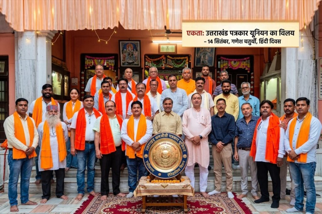 धर्मनगरी हरिद्वार में पत्रकारिता जगत से जुड़ा एक बड़ा संगठनात्मक बदलाव आया सामने ,,,
