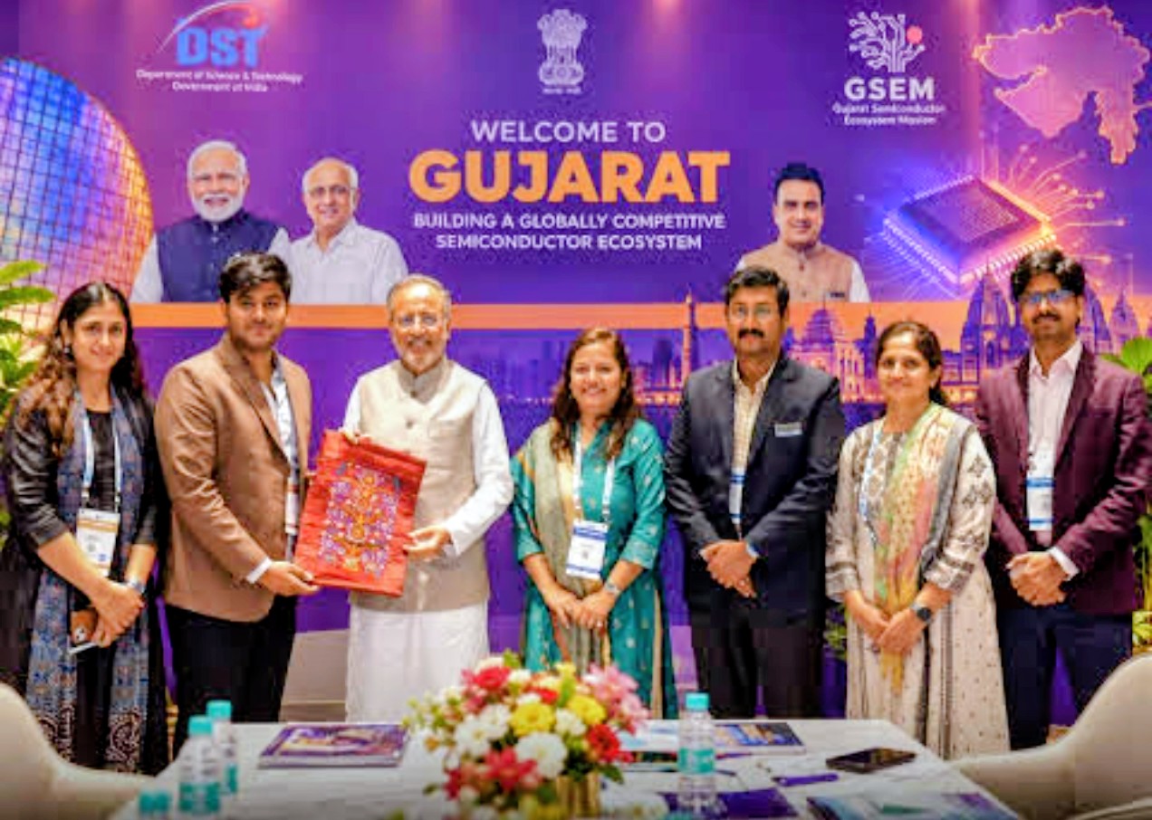 गुजरात के तेजी से उभरते सेमीकंडक्टर और मैन्युफैक्चरिंग इकोसिस्टम में अब एक 18 वर्षीय युवा उद्यमी की एंट्री ने खींचा ध्यान,,,
