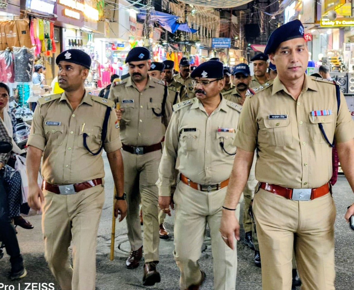 त्योहारी सीजन में सुरक्षा व्यवस्था को लेकर हरिद्वार पुलिस ने बढ़ी सतर्कता,,,
